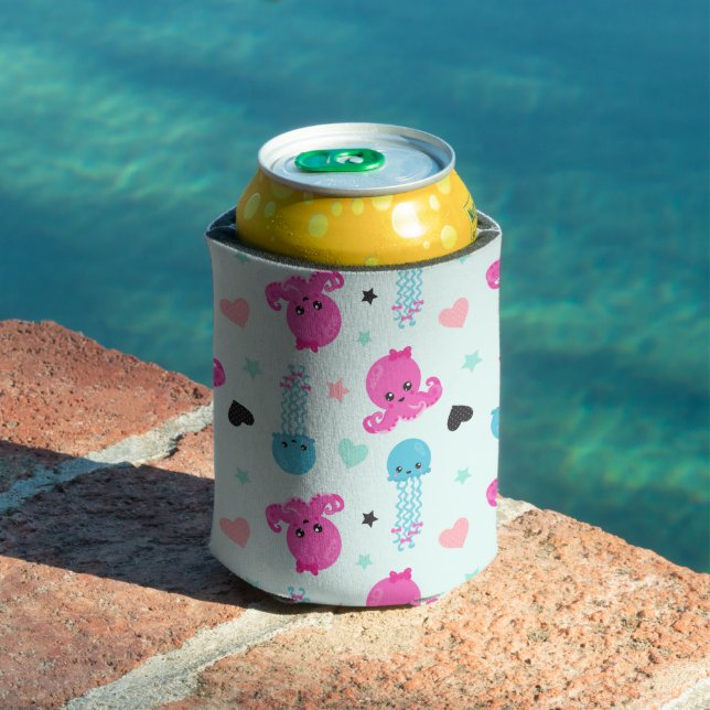 Sea Animals, Sea Life, Octopus, Jellyfish, Hearts Can Cooler (In Situ Pool)