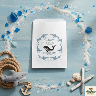Sea Animals Shark 1st Birthday Under the Sea Favour Bag