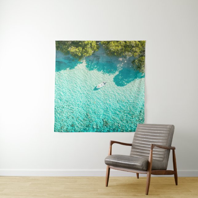 Sea Animals Tapestry (In Situ)