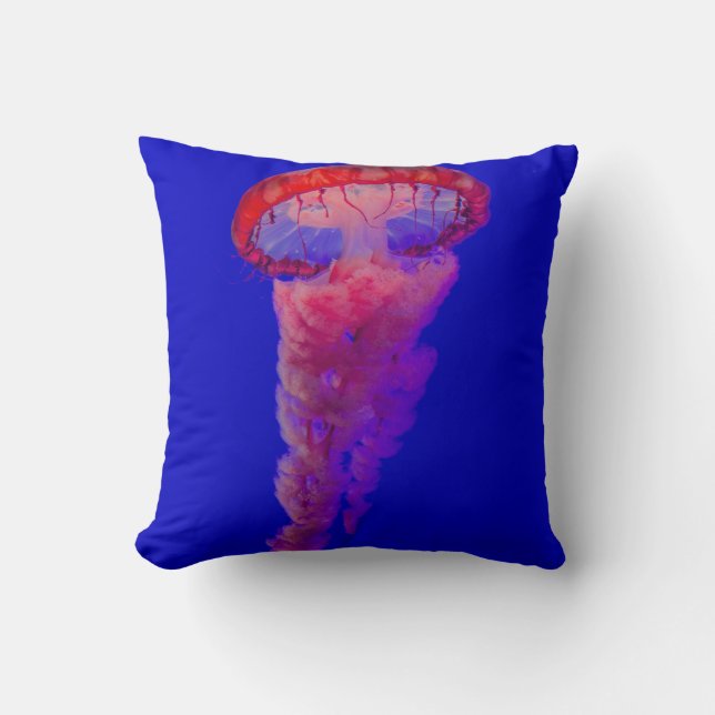 Sea Animals Throw Pillow (Front)