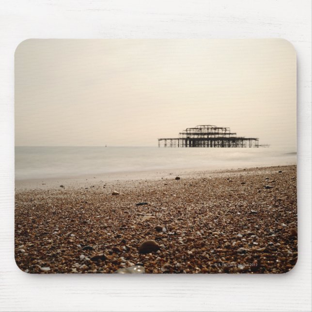 Sea at Brighton Beach Mouse Pad (Front)