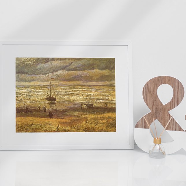 Sea at Scheveningen by Vincent van Gogh Poster (Creator Uploaded)