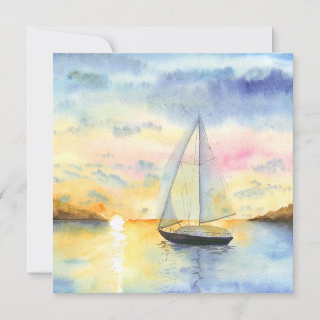 Sea at sunset (Front)