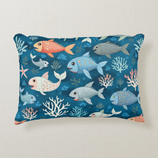 sea ​​background pillow
