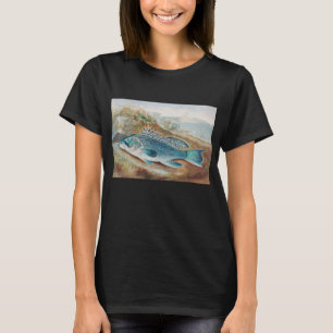 Sea Bass by S.A. Kilbourne, Vintage Fish T-Shirt