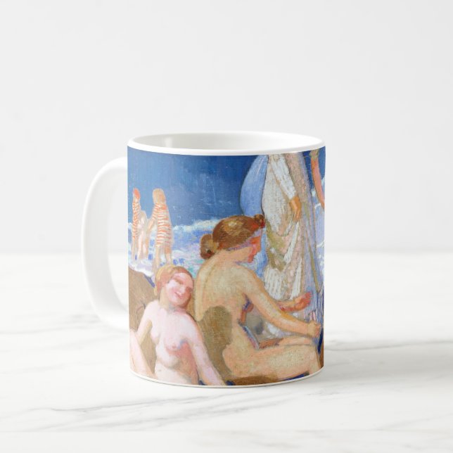 Sea Bathing, Maurice Denis Coffee Mug (Front Left)