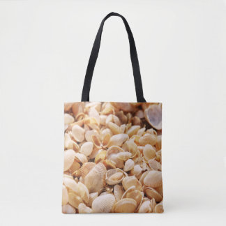 Sea Beach Shell: Summer Textured Background Tote Bag