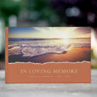 Sea Beach Sunset Funeral Livre d'or