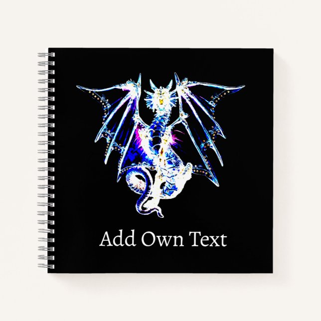 Sea Beast Fantasy Dragon Notebook (Front)
