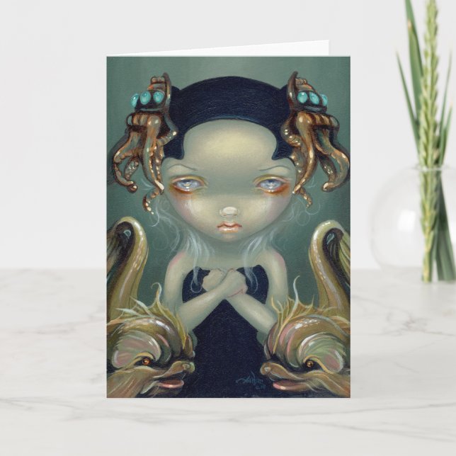 "Sea Beasties I" Greeting Card (Front)