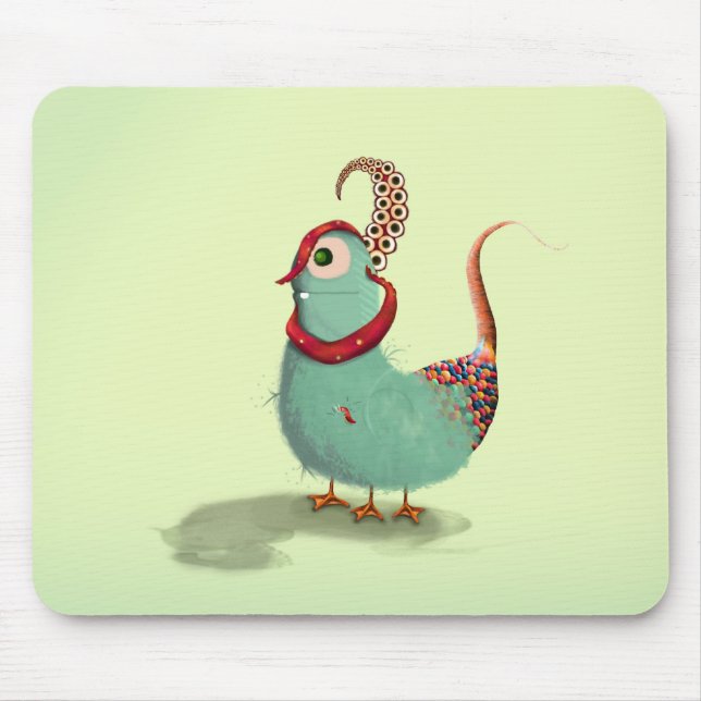 Sea Bird Creature Mouse Pad (Front)
