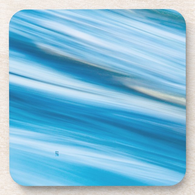 Sea Blue Abstract           Coaster (Front)