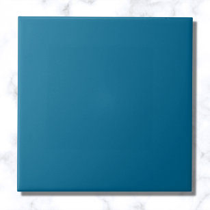 Sea Blue Solid Colour Tile