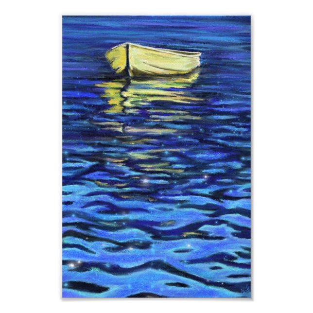 Sea Boat Photo Print (Front)