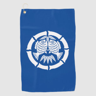 Sea bream B Golf Towel Against Bamboo Shoots in Ei