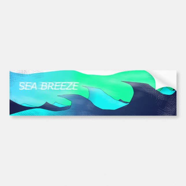 Sea breeze bumper sticker (Front)