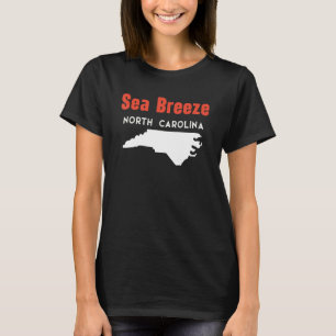 Sea Breeze North Carolina Usa State America Travel T-Shirt