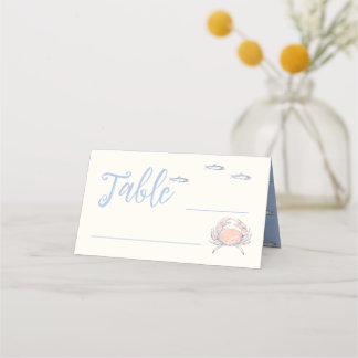 sea breeze place card