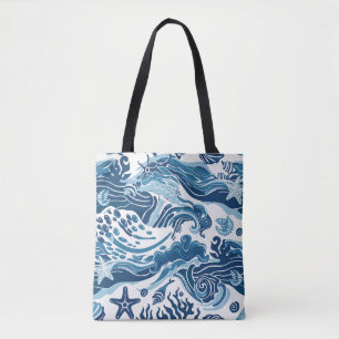 Sea Breeze Swirl Tote bag