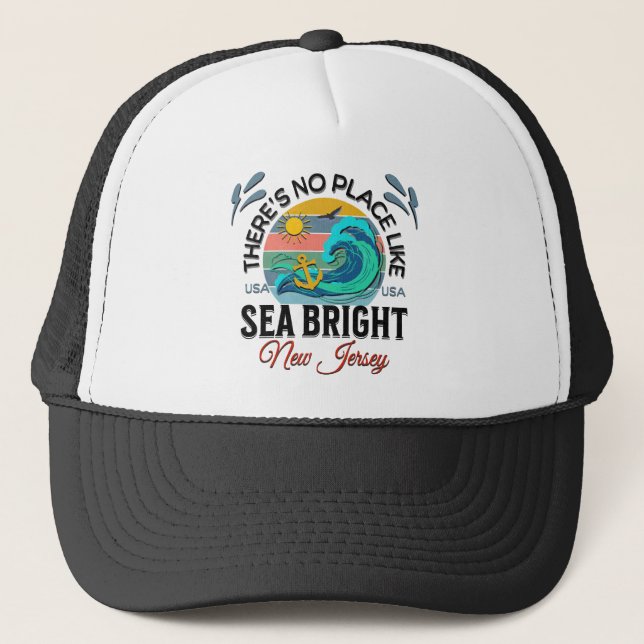 Sea Bright, New Jersey Trucker Hat (Front)