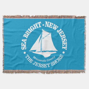 Sea Bright (sloop) Throw Blanket
