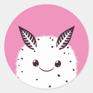 Sea Bunny Classic Round Sticker