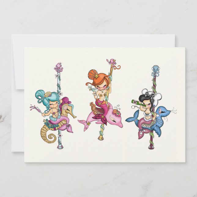 Sea Carousel Card (Front)
