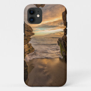 Sea cave at Windansea Beach iPhone 11 Case