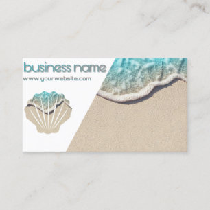 Sea chart visits business card