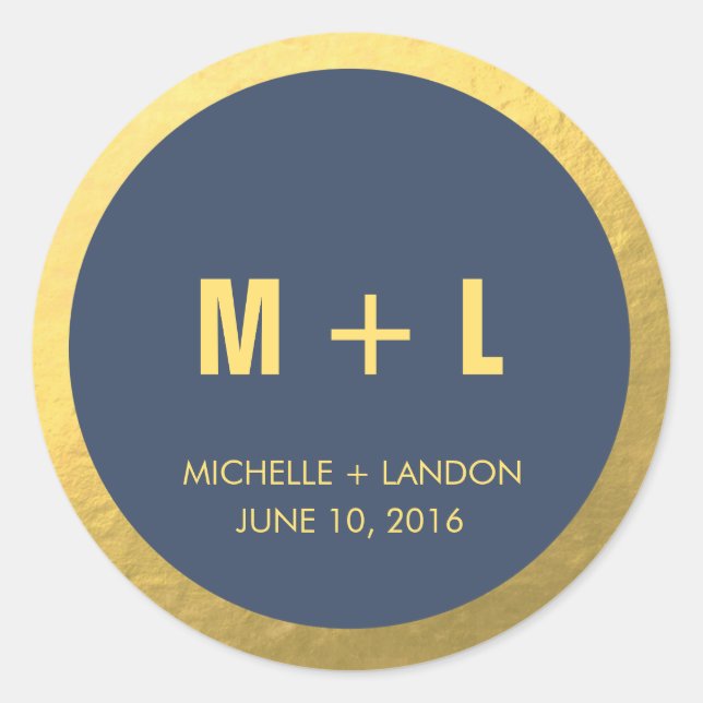 Sea Colours + Foil Stickers | Weddings (Front)