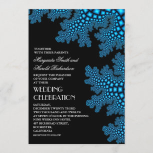 Sea Coral Modern Beach Mariage Invitation