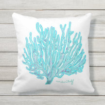 Sea coral pillow