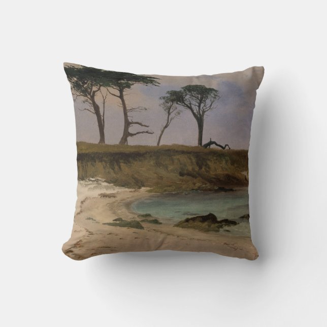 Sea Cove Throw Pillow (Front)