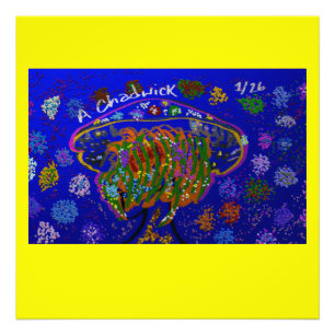 Sea Creature Florist with Mushroom Jellyfish Hat Photo Print