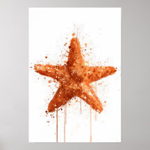 Sea Creature Wall Art Print 'Starfish'