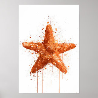 Sea Creature Wall Art Print 'Starfish'