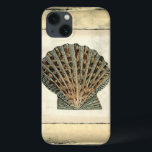 Sea Creatures by the Shore iPhone 13 Case<br><div class="desc">Do you live far away from the beach? No problem! Get this nautical seashell art panel so you can image yourself sitting on a peaceful beach on a warm sunny day. Get this framed seashell panel on your next Zazzle product.</div>