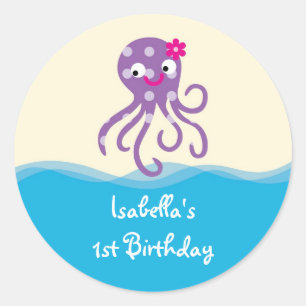 Sea Creatures Girl Favoriser Sticker