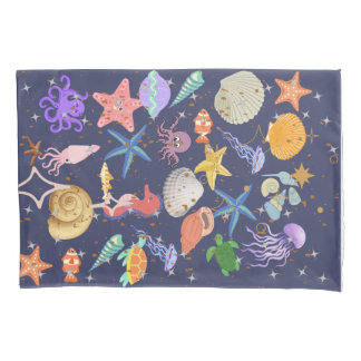 Sea Creatures Pillowcase