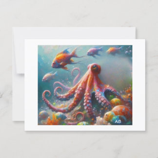 Sea Creatures,  Postcard