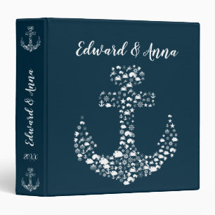 Sea Critters Anchor Nautical / Coastal Binder