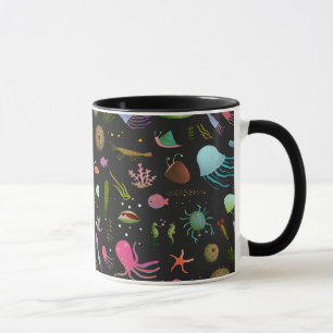Sea Critters Pattern Mug