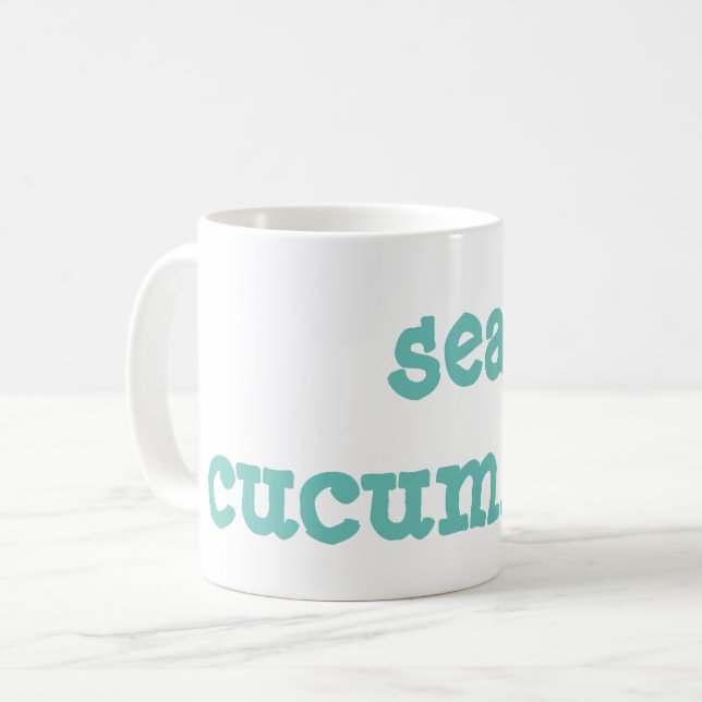 sea cucumbers coffee mug (Front Left)