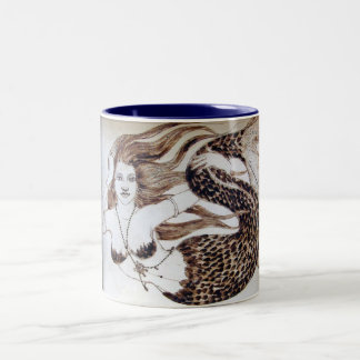 Sea Dancer Serious Coffee in Blue-Winter Sale! Two-Tone Coffee Mug