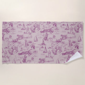 Sea Dog Toile Bouvier Des Flandres Beach Sand Towel