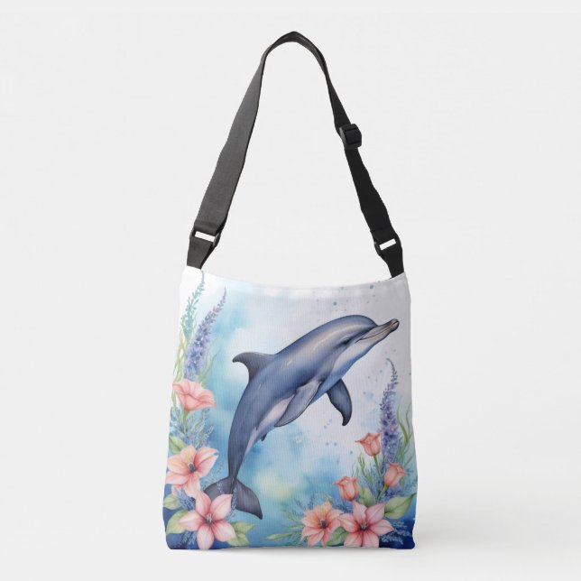 Sea Dolphin Crossbody Bag (Front)
