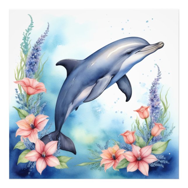 Sea Dolphin Photo Print (Front)