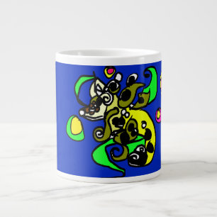 Sea dragon art  large coffee mug