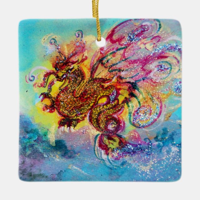 SEA DRAGON CERAMIC ORNAMENT (Front)