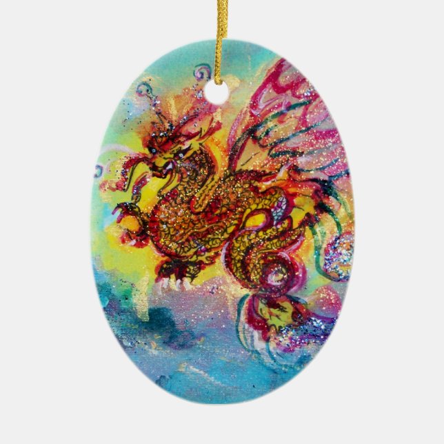 SEA DRAGON CERAMIC ORNAMENT (Front)